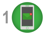 SMS értesítés ikon